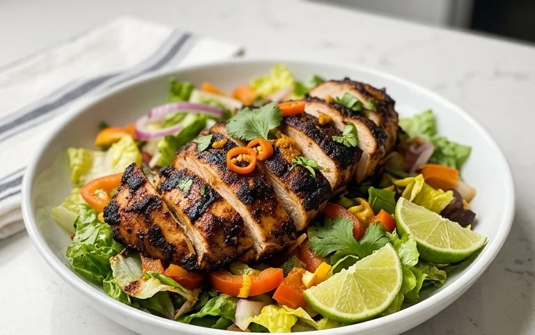 Peruvian Grilled Chicken Salad