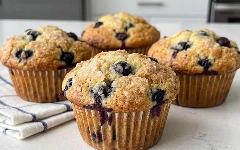 Homemade Blueberry Muffins