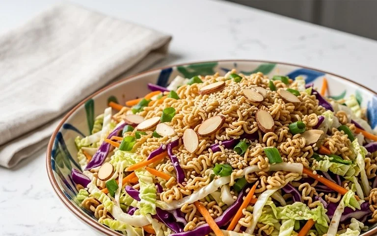 Crunchy Asian Ramen Noodle Salad Recipe