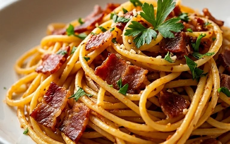 Beef Bacon Pasta