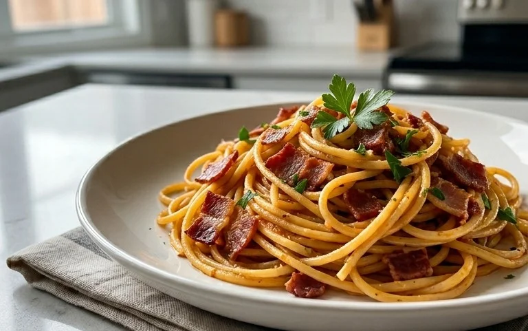 Beef Bacon Pasta