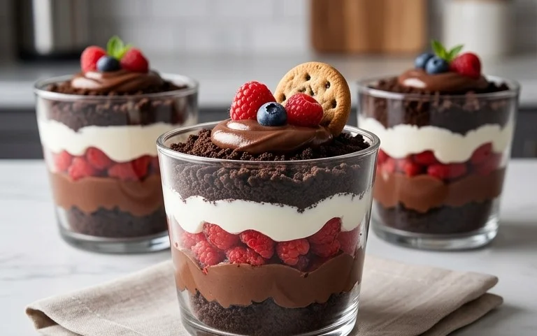 Red, White and Blue Dirt Cups