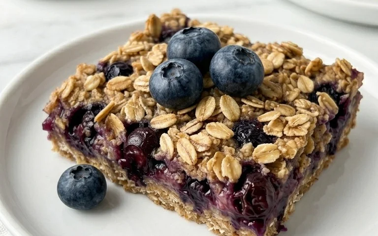 Blueberry Oatmeal Bars