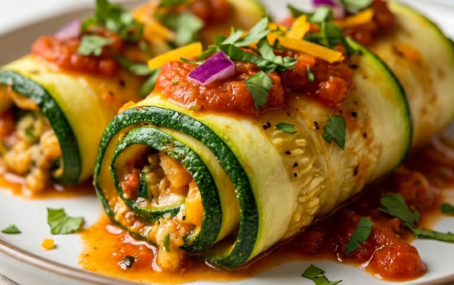 Vegan Zucchini Rollatini
