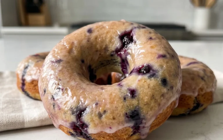 Wild Blueberry Cake Donuts