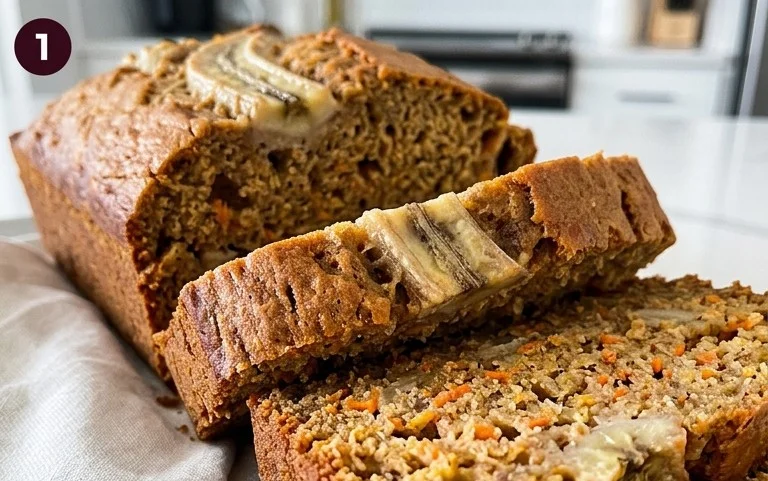 Dairy Free Carrot Cake Banana Bread
