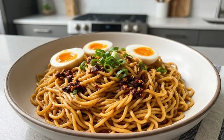 Easy Saucy Ramen Noodles