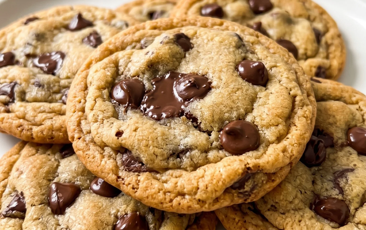 Crispy and Chewy Chocolate Chip Cookies