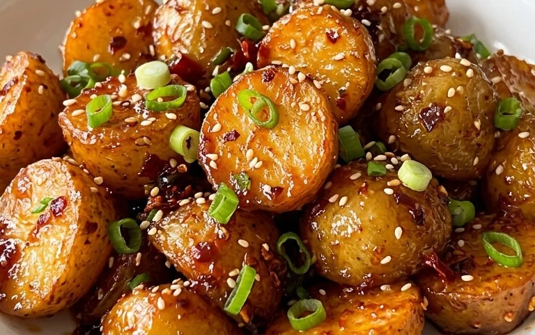 Crispy Honey Chilli Potatoes