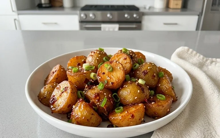 Crispy Honey Chilli Potatoes