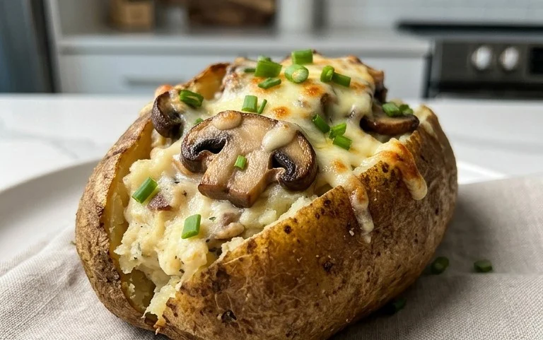 The Ultimate Stuffed Baked Potatoes with Mushrooms