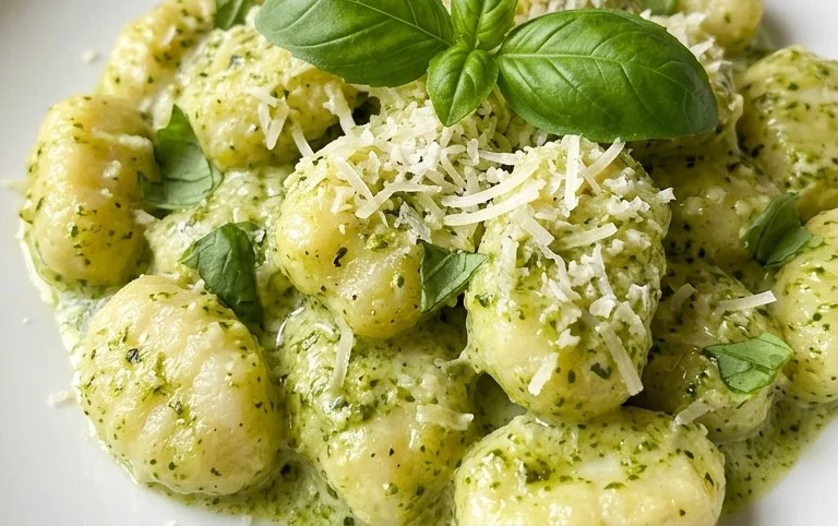 Creamy Pesto Gnocchi