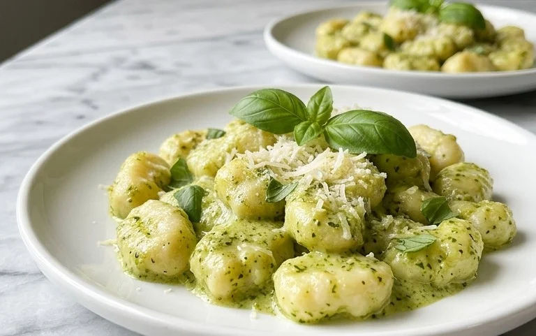 Creamy Pesto Gnocchi