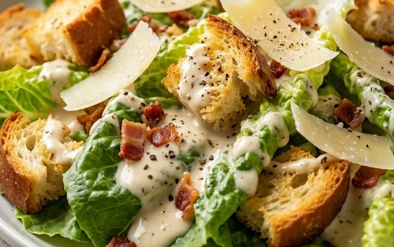 Caesar Salad Dressing (Classic, Creamy & 5 Minutes) 🥗