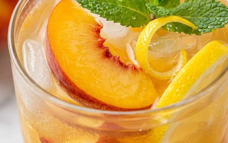 Refreshing Peach Lemonade