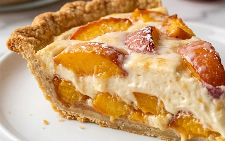 Peaches and Cream Pie