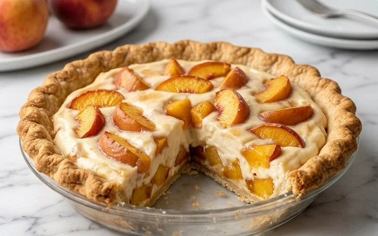 Peaches and Cream Pie