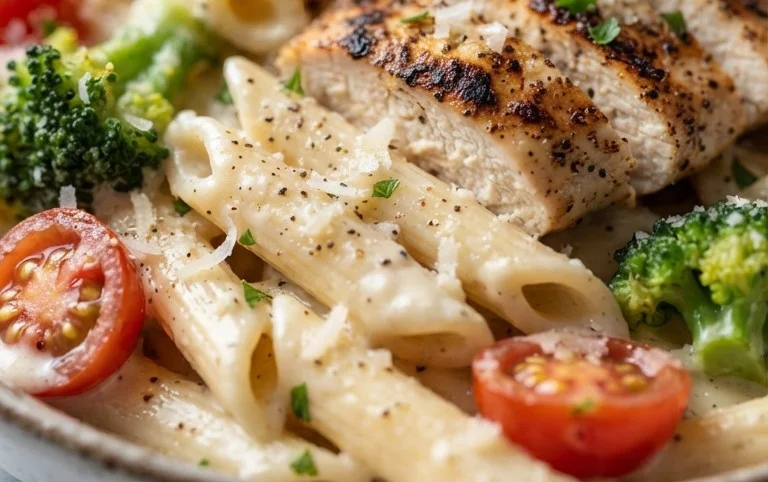 Low Calorie Chicken Alfredo