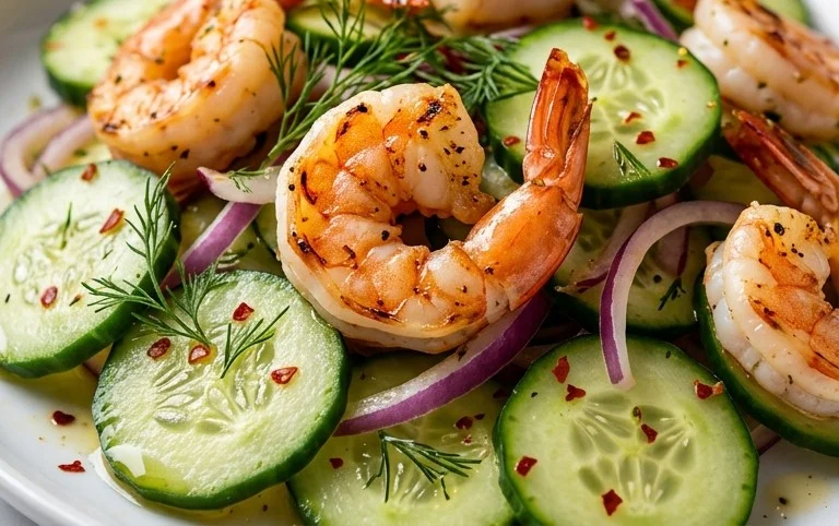 Cucumber Shrimp Salad