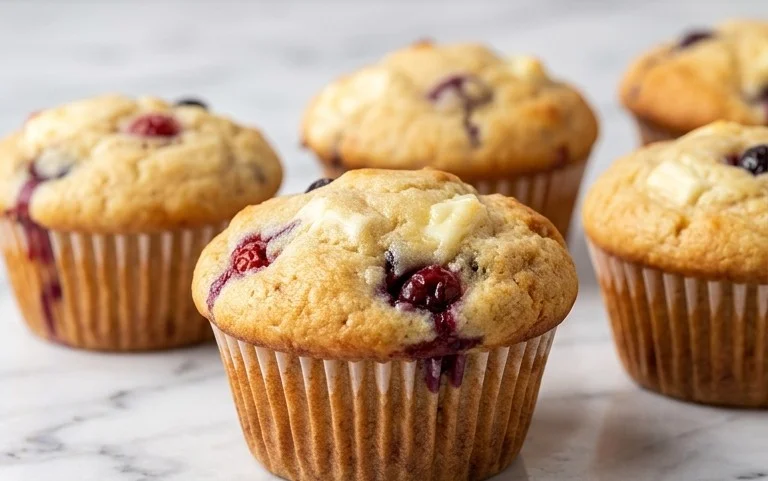 Berry Cream Cheese Muffins