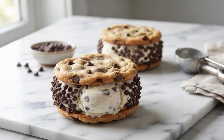 Cookie Ice Cream Sandwiches (Like a Chipwich!)