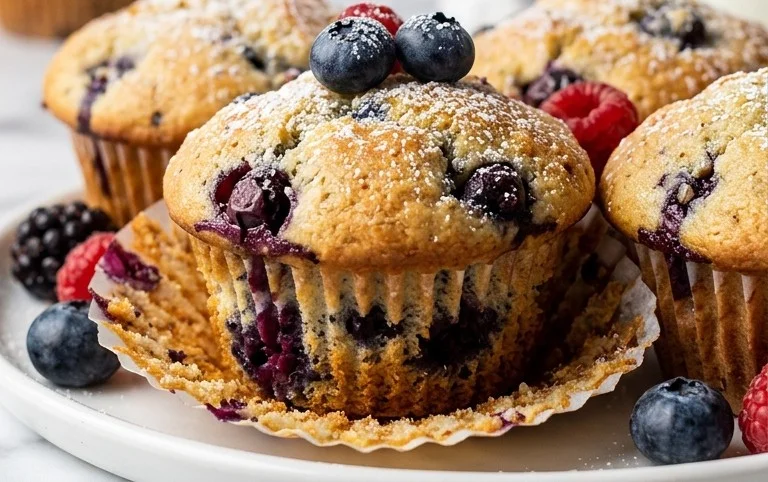 Homemade Blueberry Muffins