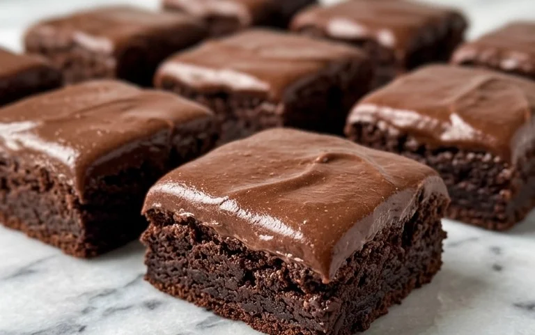Zucchini Brownies with 1 minute Frosting!