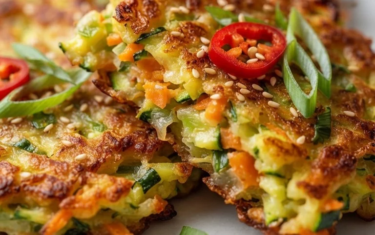 Quick & Easy Korean Zucchini Fritters (Hobak Jeon)