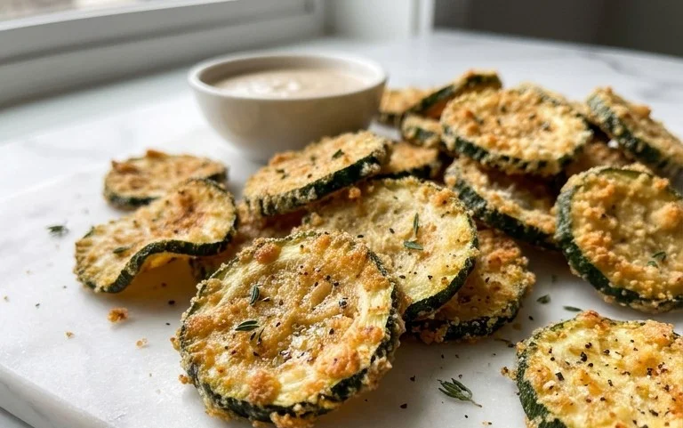 Crispy Baked Zucchini Chips