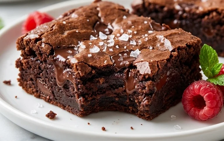 Flourless Chickpea Brownies (Vegan & Gluten Free)