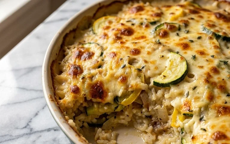 Julia Child's Zucchini and Rice Gratin (Tian de Courgettes au Riz)