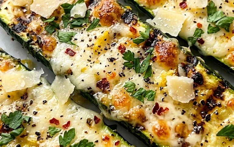 Grilled Zucchini with Parmesan