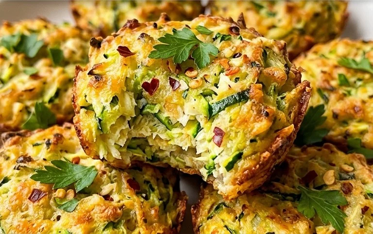 Zucchini Garlic Bites
