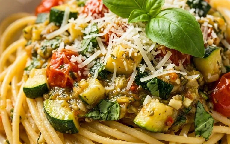Simple Fresh Zucchini Pasta Sauce