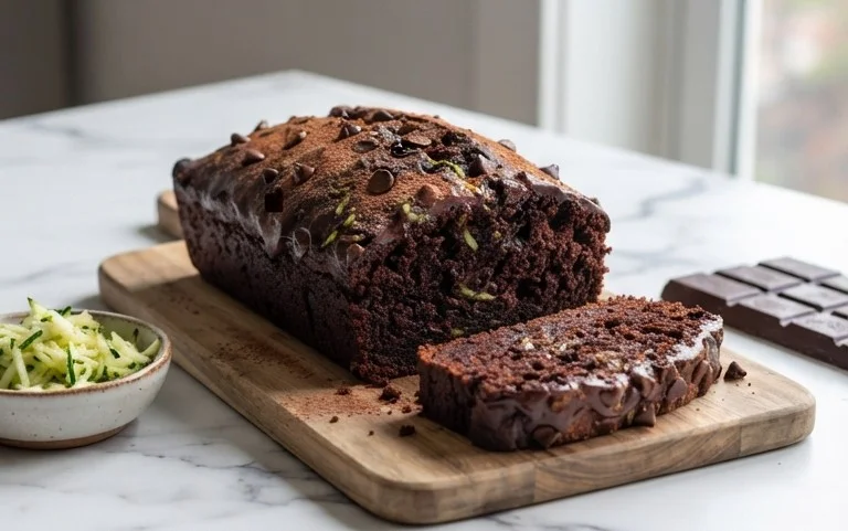 Double Dark Chocolate Zucchini Bread