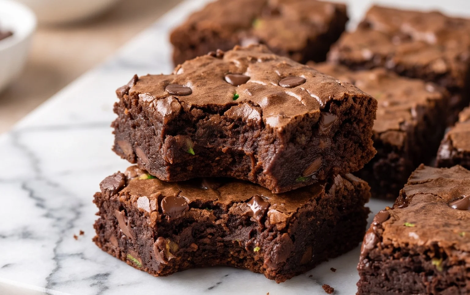 Zucchini Brownies (gluten-free, dairy-free options)