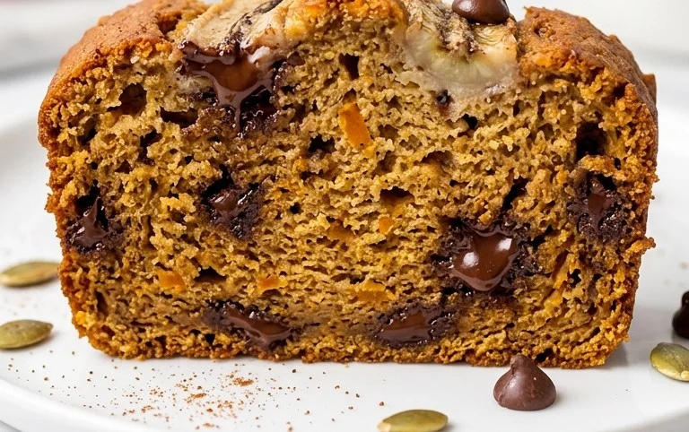 Pumpkin Chip Banana Bread